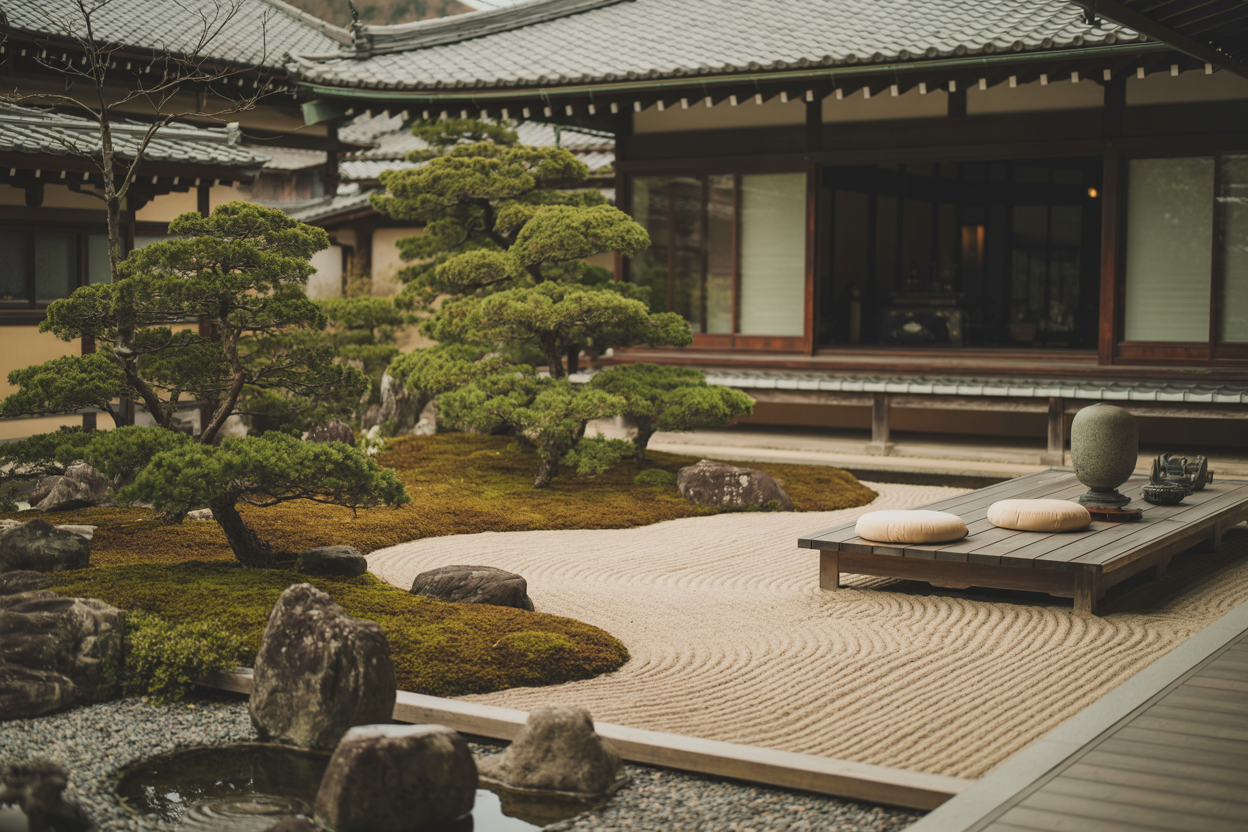 Zen meditation garden